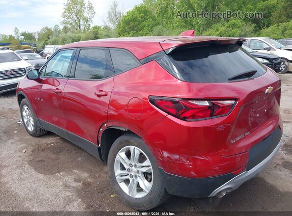 3GNKBHR43NS132507 2022 CHEVROLET BLAZER Red 360 interior view