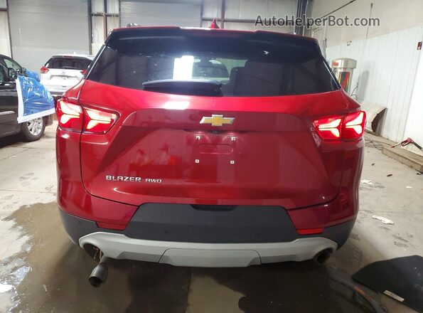 3GNKBHR47NS166496 2022 CHEVROLET BLAZER Red 