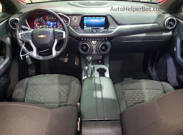 3GNKBHR48LS692245 2020 CHEVROLET BLAZER Red Առջևի վահանակի տեսք