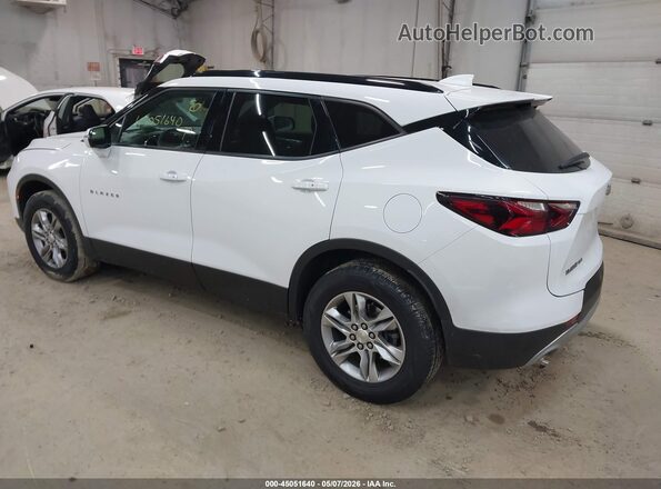 3GNKBHR49MS559785 2021 CHEVROLET BLAZER White უკანა მარცხენა