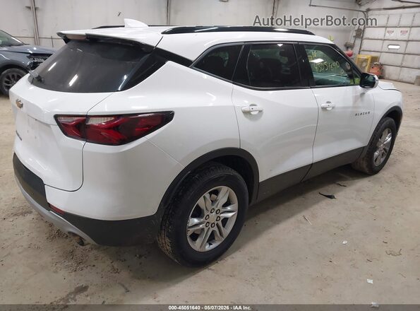 3GNKBHR49MS559785 2021 CHEVROLET BLAZER White უკანა მარჯვენა