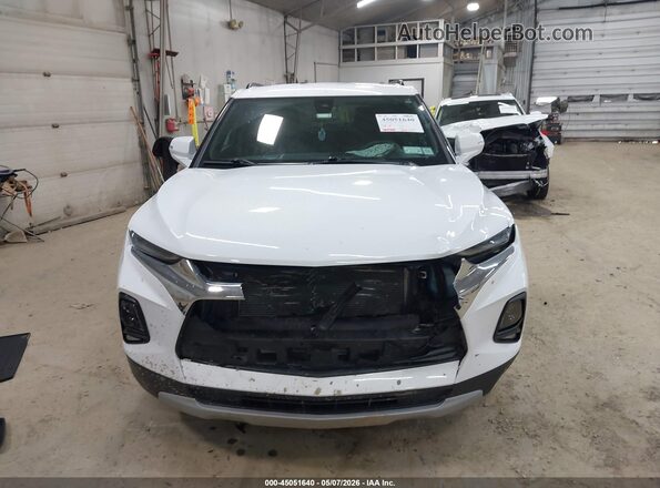 3GNKBHR49MS559785 2021 CHEVROLET BLAZER White უკანა სალონის ხედი