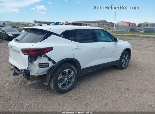 3GNKBHR4XPS131440 2023 CHEVROLET BLAZER White Задня права чверть