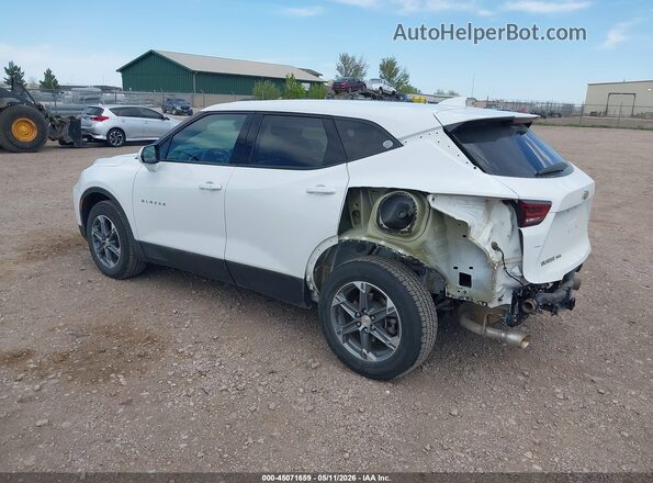 3GNKBHR4XPS131440 2023 CHEVROLET BLAZER White Задня ліва чверть