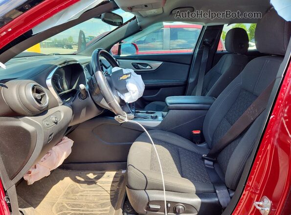 3GNKBHRS0LS629963 2020 CHEVROLET BLAZER Red Вид салону спереду