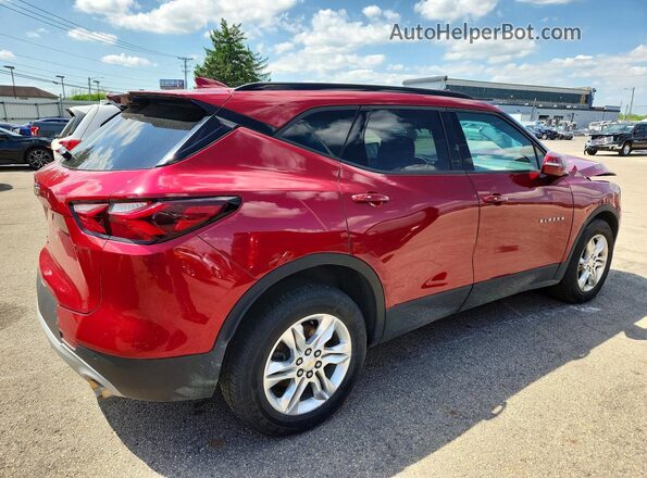 3GNKBHRS0LS629963 2020 CHEVROLET BLAZER Red Задня права чверть
