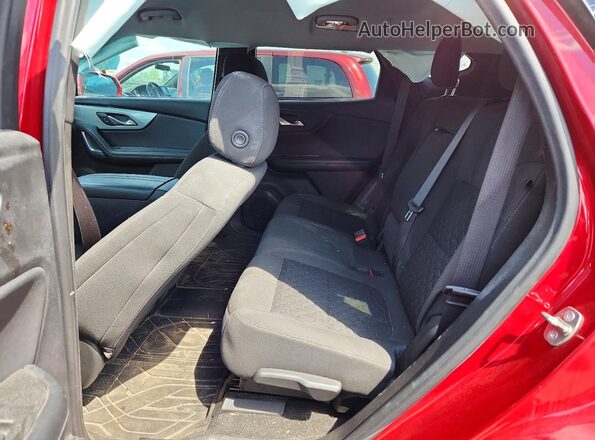 3GNKBHRS0LS629963 2020 CHEVROLET BLAZER Red Вид задньої частини салону