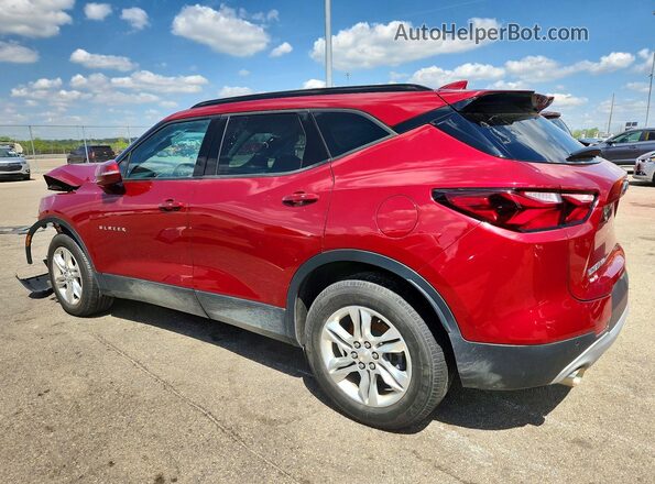 3GNKBHRS0LS629963 2020 CHEVROLET BLAZER Red Задня ліва чверть