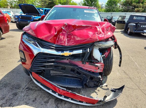 3GNKBHRS0LS629963 2020 CHEVROLET BLAZER Red Вид спереду