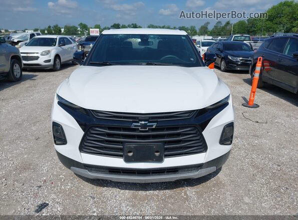 3GNKBHRS1MS548102 2021 CHEVROLET BLAZER White ხელსაწყოთა პანელის ხედი
