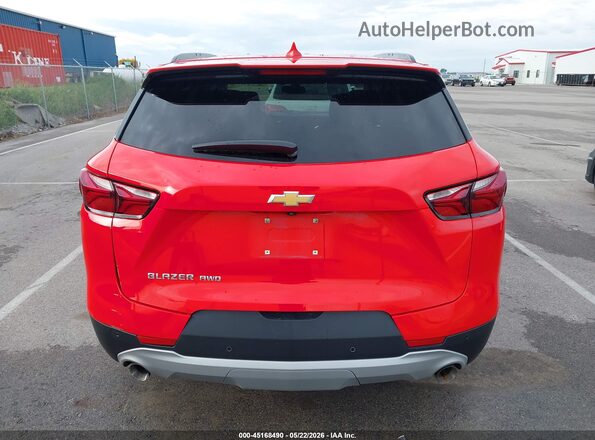 3GNKBHRS2LS715453 2020 CHEVROLET BLAZER Red 