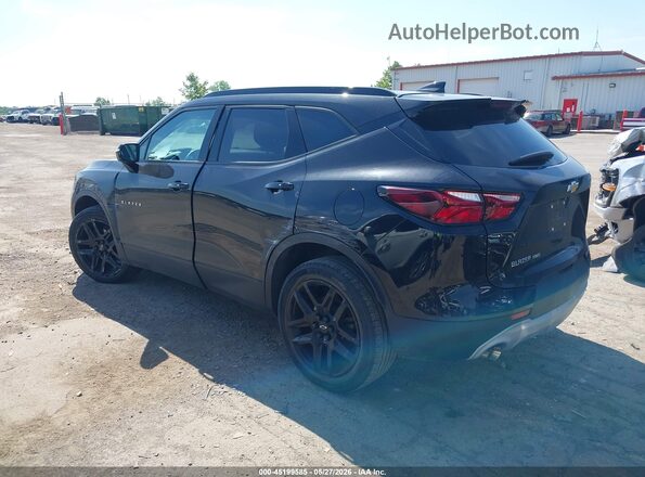 3GNKBHRS3MS539403 2021 CHEVROLET BLAZER Black Հետևի ձախ