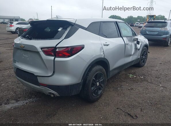 3GNKBHRS6MS578695 2021 CHEVROLET BLAZER Silver Задня права чверть