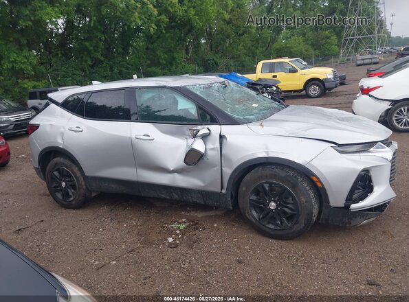 3GNKBHRS6MS578695 2021 CHEVROLET BLAZER Silver Вид задньої частини салону