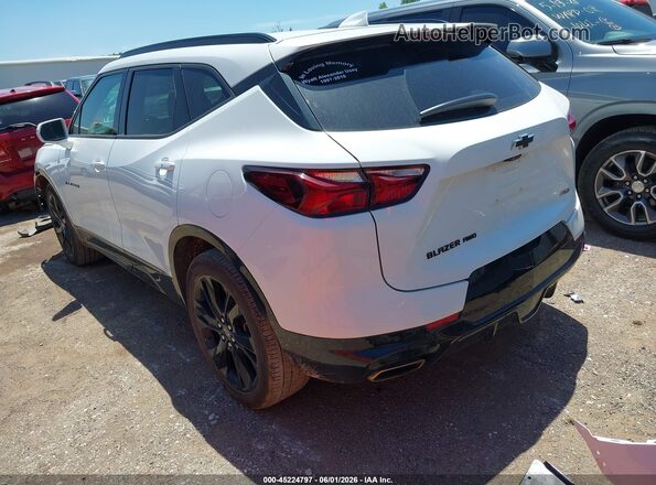 3GNKBJRS6KS696251 2019 CHEVROLET BLAZER Белый Задняя левая четверть