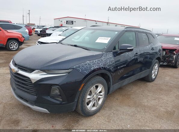 3GNKBJRS8LS641074 2020 CHEVROLET BLAZER Черный Передняя левая четверть