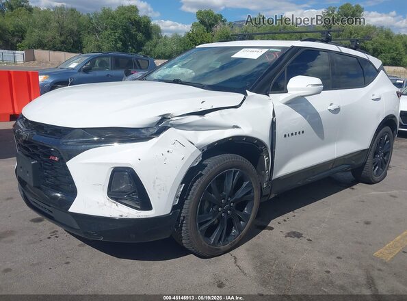 3GNKBJRSXKS643231 2019 CHEVROLET BLAZER White 