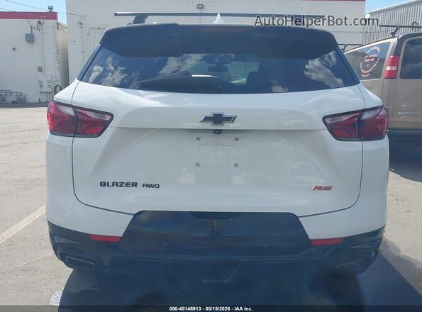 3GNKBJRSXKS643231 2019 CHEVROLET BLAZER White 