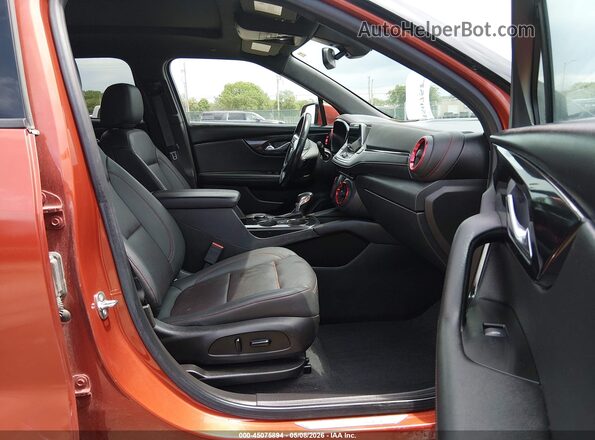 3GNKBKRS0MS542143 2021 CHEVROLET BLAZER Orange 