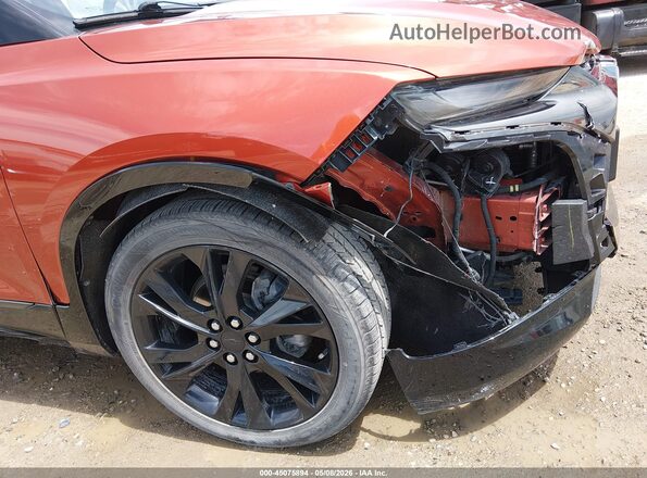 3GNKBKRS0MS542143 2021 CHEVROLET BLAZER Orange 