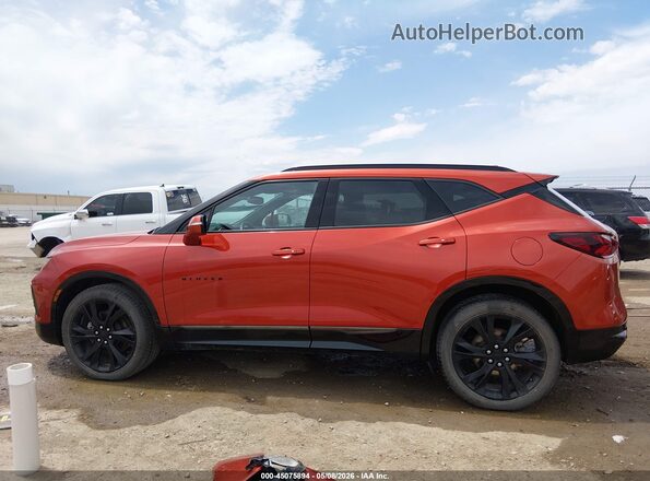 3GNKBKRS0MS542143 2021 CHEVROLET BLAZER Orange 