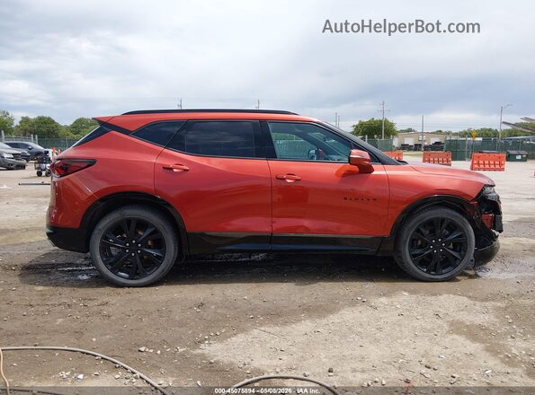 3GNKBKRS0MS542143 2021 CHEVROLET BLAZER Orange 