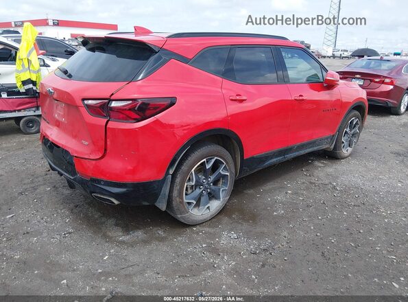 3GNKBKRS1LS708751 2020 CHEVROLET BLAZER Red Задня права чверть