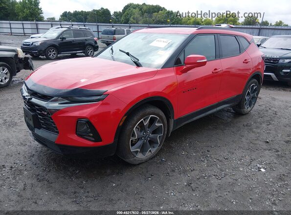 3GNKBKRS1LS708751 2020 CHEVROLET BLAZER Red Передня ліва чверть