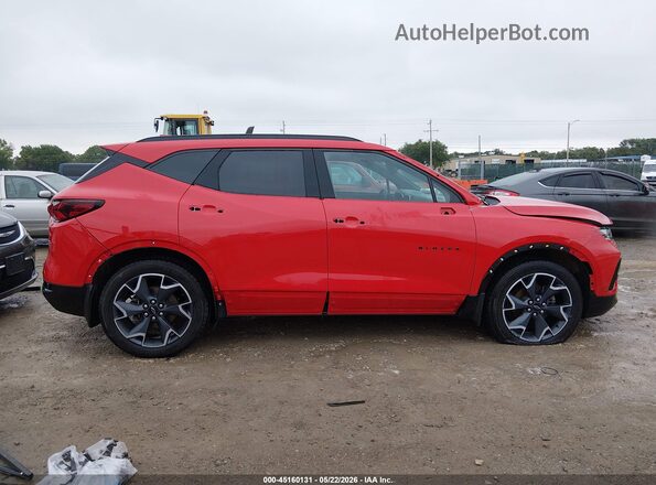 3GNKBKRS1MS520362 2021 CHEVROLET BLAZER Red Սալոնի 360 աստիճան տեսք