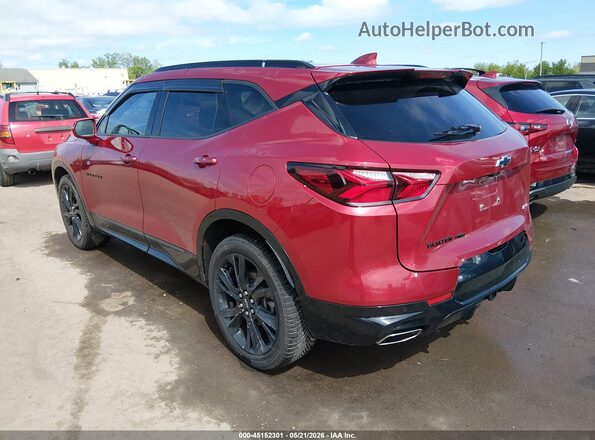 3GNKBKRS3LS591769 2020 CHEVROLET BLAZER Red Tył lewy