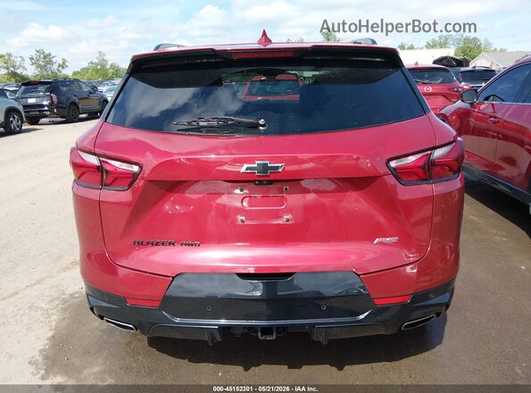 3GNKBKRS3LS591769 2020 CHEVROLET BLAZER Red 