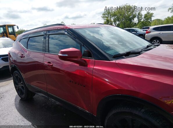 3GNKBKRS3LS591769 2020 CHEVROLET BLAZER Red Widok wnętrza z tyłu