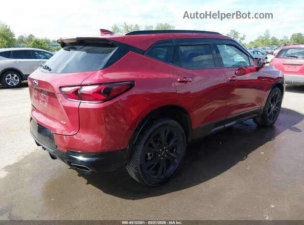 3GNKBKRS3LS591769 2020 CHEVROLET BLAZER Red Tył prawy