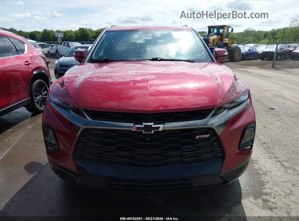 3GNKBKRS3LS591769 2020 CHEVROLET BLAZER Red Widok zestawu wskaźników
