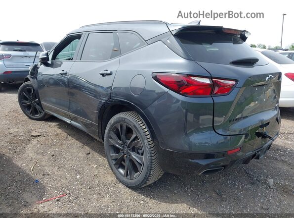 3GNKBKRS4MS551539 2021 CHEVROLET BLAZER Черный Задняя левая четверть