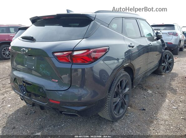3GNKBKRS4MS551539 2021 CHEVROLET BLAZER Черный Задняя правая четверть