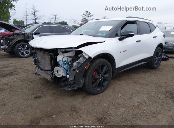 3GNKBKRS5LS640227 2020 CHEVROLET BLAZER Blue Front left