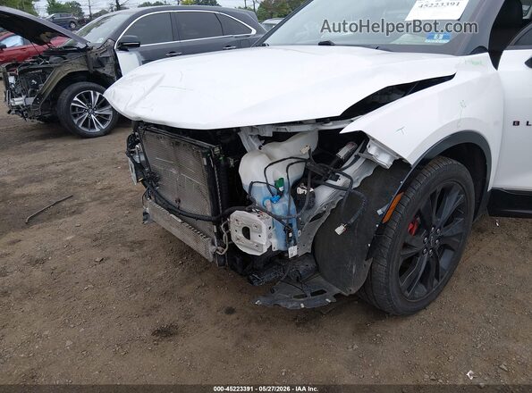 3GNKBKRS5LS640227 2020 CHEVROLET BLAZER Blue Front view
