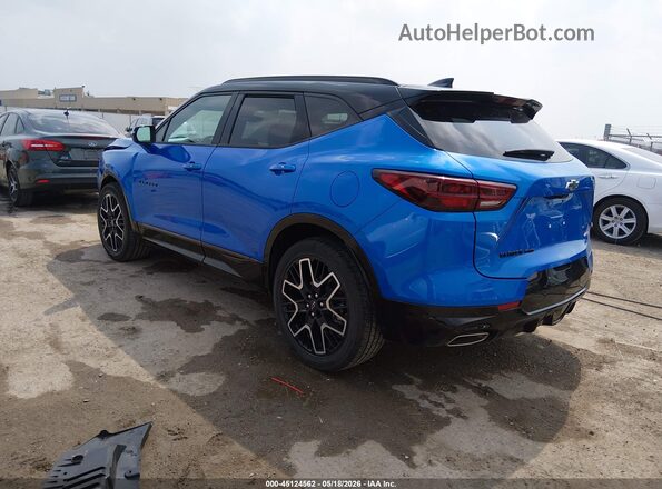 3GNKBKRS6TS125544 2026 CHEVROLET BLAZER Blue უკანა მარცხენა