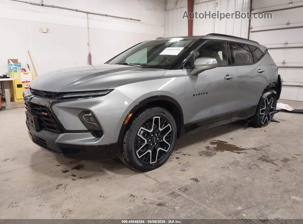 3GNKBKRS7SS139046 2025 CHEVROLET BLAZER Gray Przód lewy