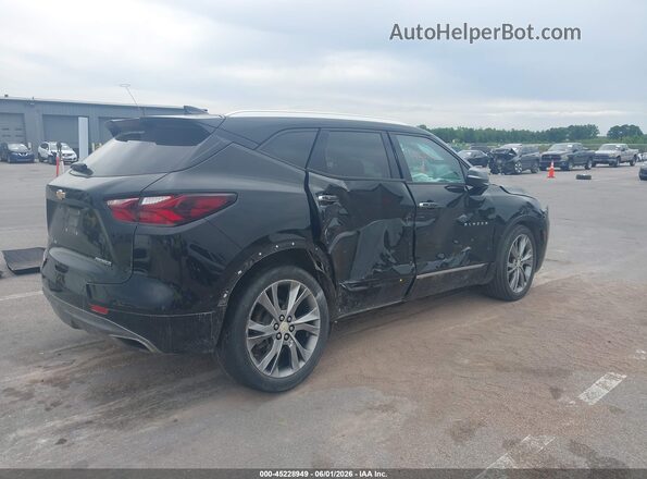 3GNKBKRS8KS698332 2019 CHEVROLET BLAZER Black უკანა მარჯვენა