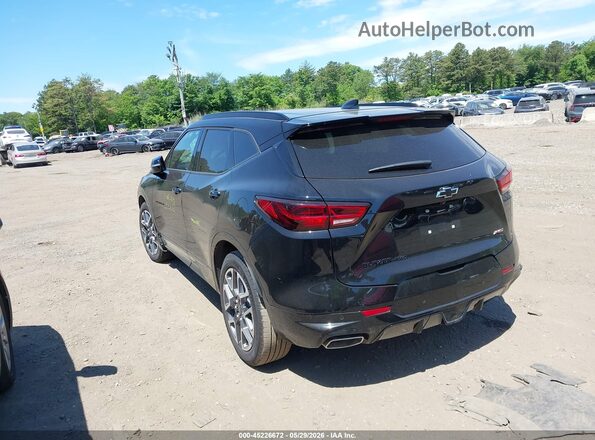 3GNKBKRS9SS130137 2025 CHEVROLET BLAZER Black უკანა მარცხენა