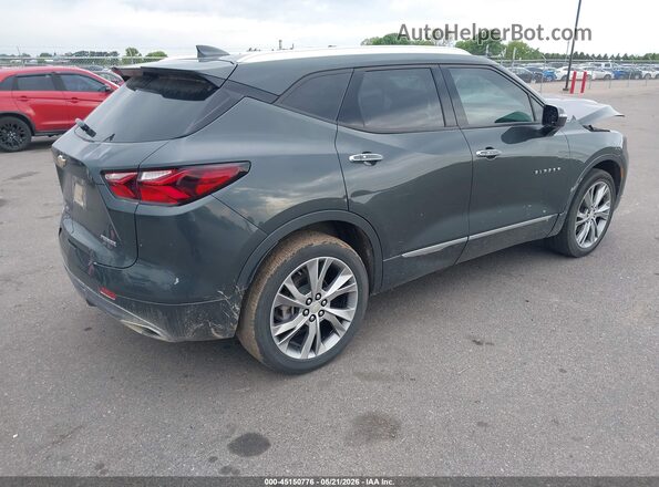 3GNKBKRSXKS694069 2019 CHEVROLET BLAZER Gray Tył prawy