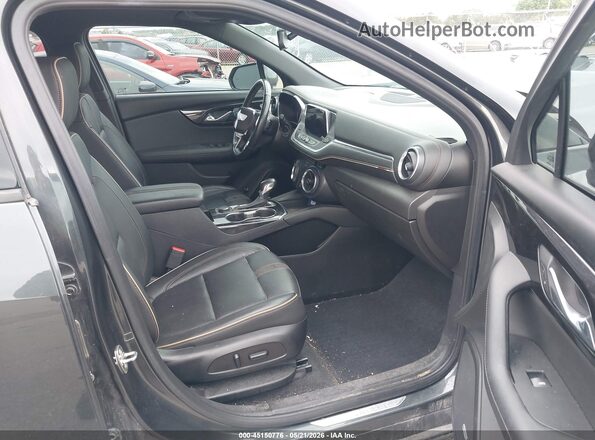 3GNKBKRSXKS694069 2019 CHEVROLET BLAZER Gray Widok wnętrza z przodu