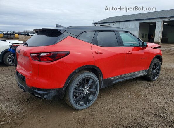 3GNKBKRSXNS221163 2022 CHEVROLET BLAZER Red 