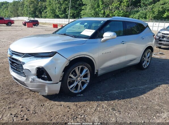 3GNKBLRS2LS624136 2020 CHEVROLET BLAZER Silver Առջևի ձախ երեք քառորդ տեսարան