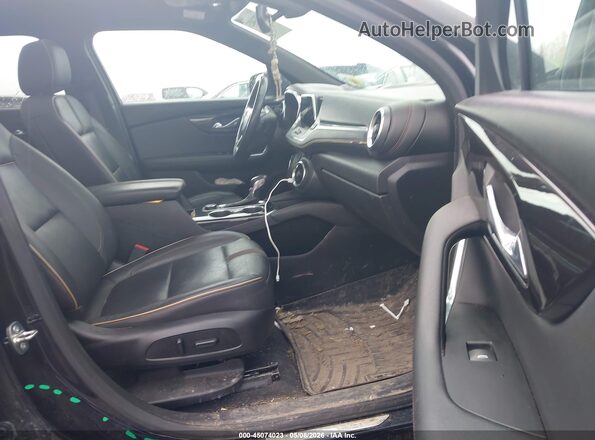 3GNKBLRS8LS552696 2020 CHEVROLET BLAZER Blue Widok wnętrza z przodu