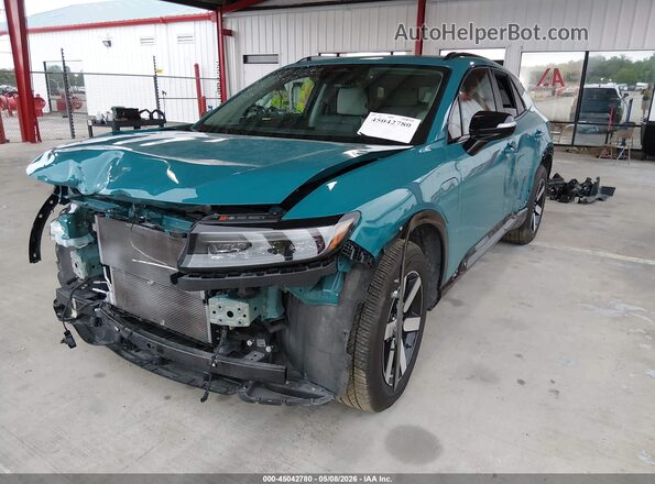 3GPKHXRJ8RS539072 2024 HONDA PROLOGUE Бирюзовый Передняя левая четверть