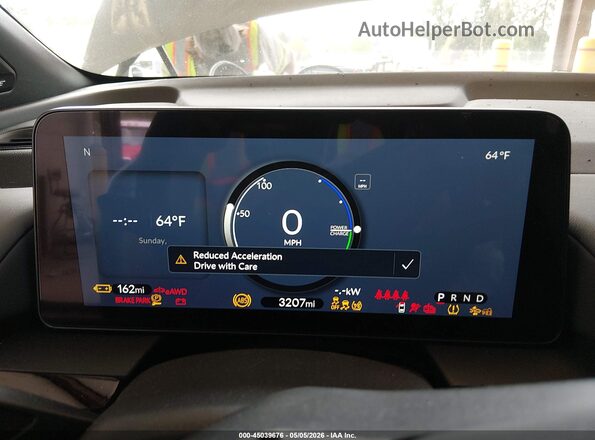 3GPKHXRJXSS520092 2025 HONDA PROLOGUE Gray Вид задніх сидінь