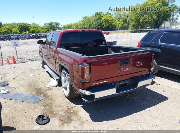3GTP1NEC5GG188628 2016 GMC SIERRA Maroon Задня ліва чверть